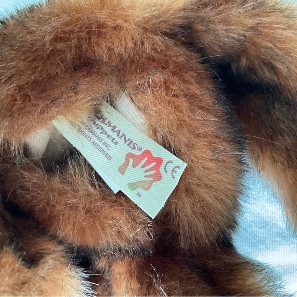 Folkmanis Monkey Puppet MOVING MOUTH Long Tail NEW - Picture 7 of 9